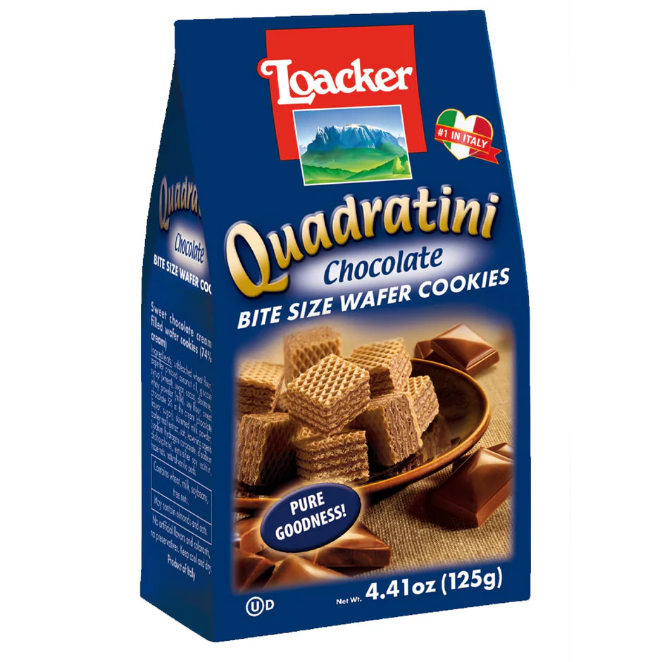 Loacker Waffer Chocolate 125g Pouch